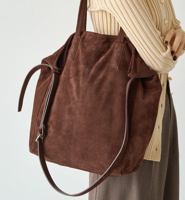  「【再値下げ】スエード2WAYトートバッグ」|トートバッグ|