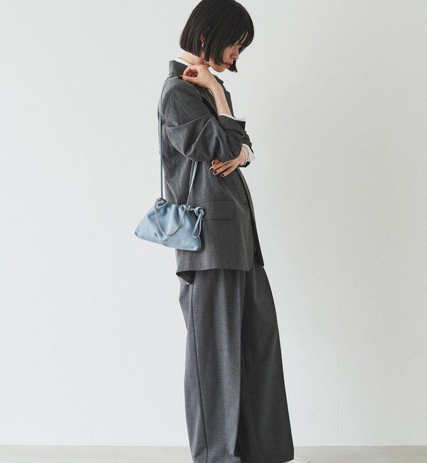  「レザー巾着4WAYミニショルダーバッグ」|ショルダー・メッセンジャー|