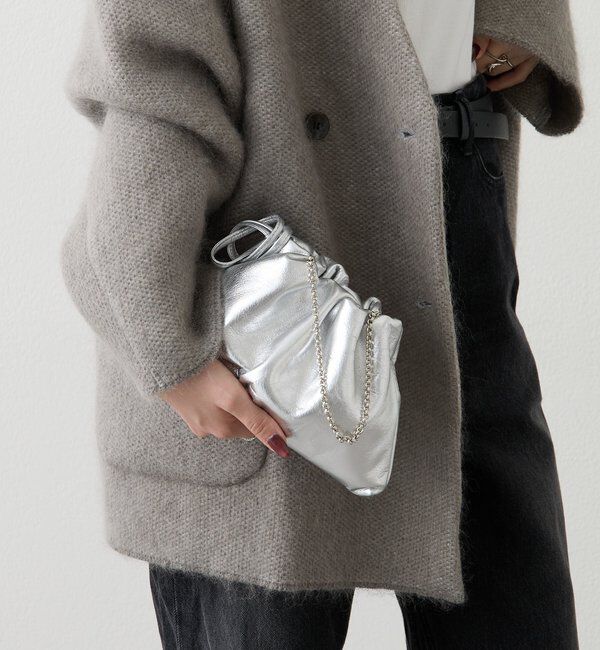  「レザー巾着4WAYミニショルダーバッグ」|ショルダー・メッセンジャー|