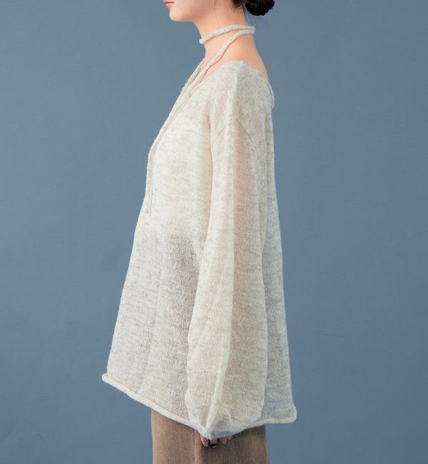  「MIXシアーボートニット」|ニット・セーター|