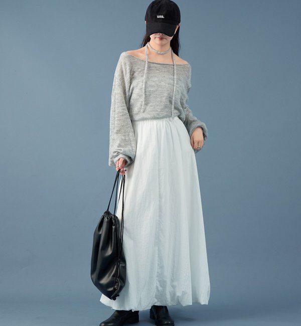  「MIXシアーボートニット」|ニット・セーター|