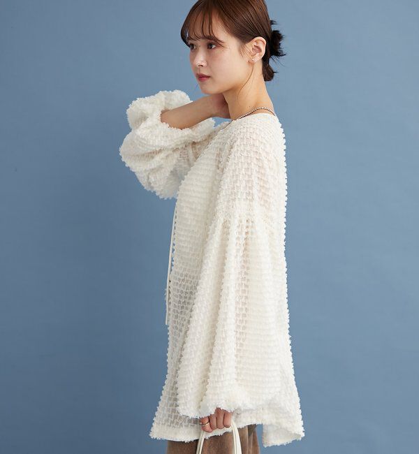  「【@akane__11.1企画】フリンジシェイプチュニック」|シャツ・ブラウス|