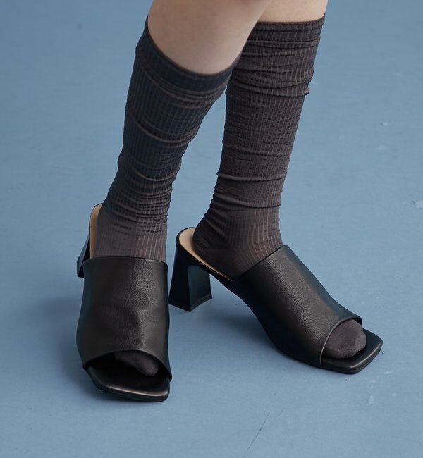  「スクエアミュール」|パンプス|