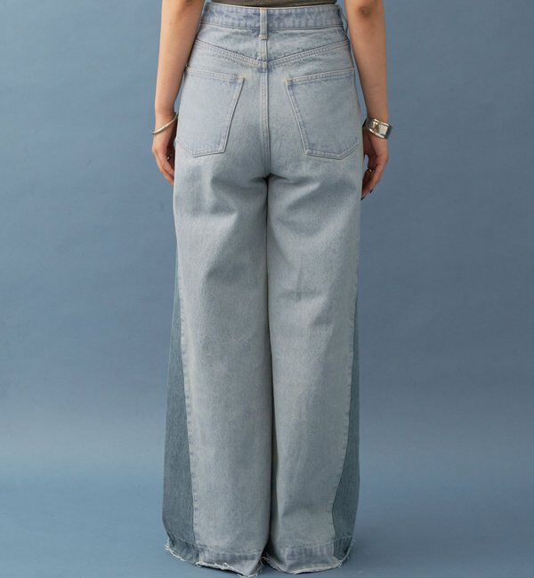  「パネル切替デニム」|デニム|