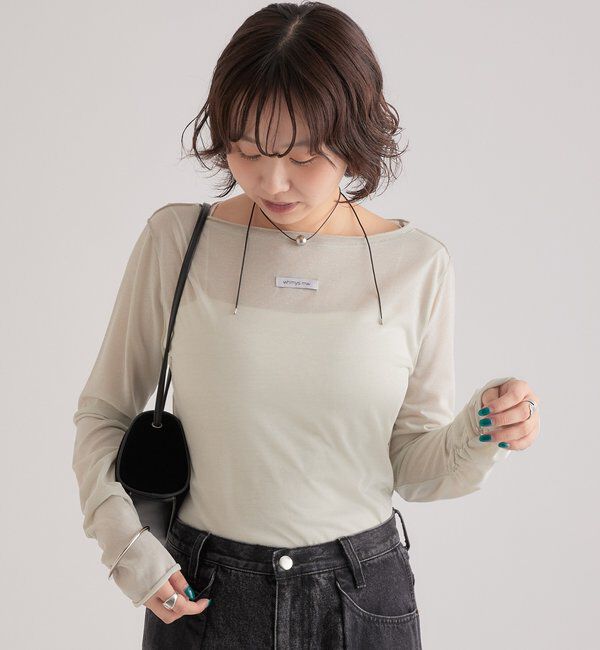  「ラメチュールプルオーバー」|Tシャツ・カットソー|