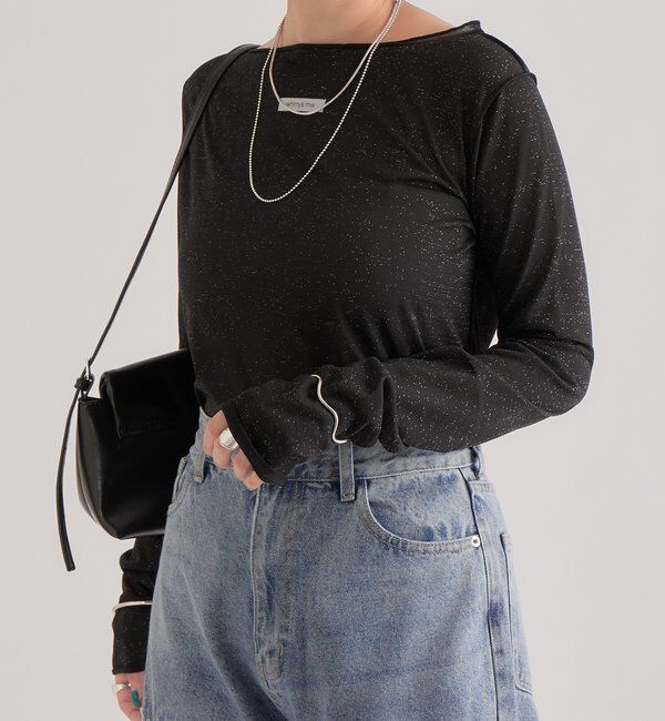  「ラメチュールプルオーバー」|Tシャツ・カットソー|