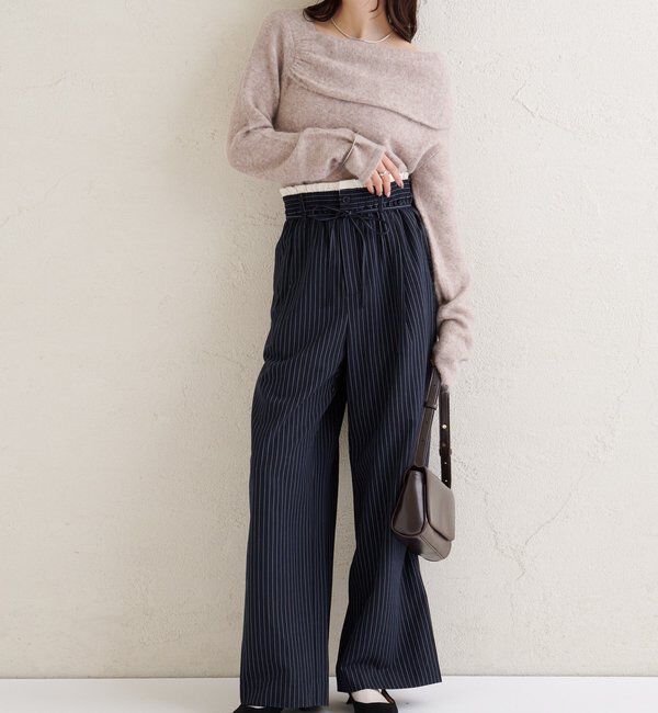  「ワンショルデザインニット」|ニット・セーター|