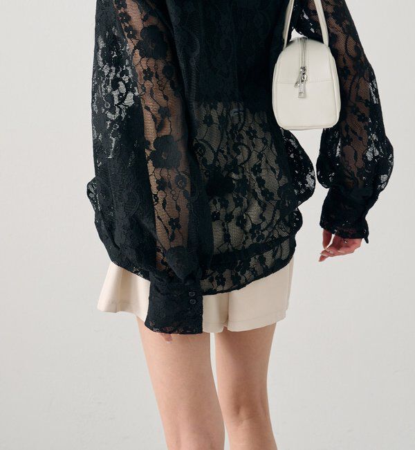  「ラッフルカラーブラウス」|シャツ・ブラウス|