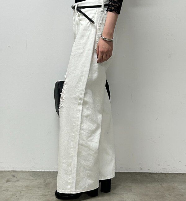  「ワイドデニムパンツ」|デニム|