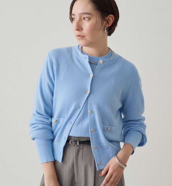  「ウールカシミヤニットカーデ」|ニット・セーター|