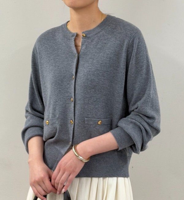  「ウールカシミヤニットカーデ」|ニット・セーター|