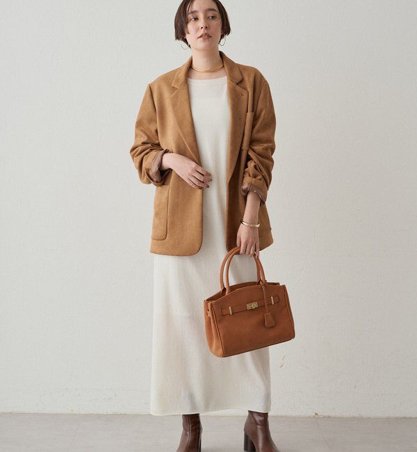  「フェイクスウェードジャケット」|ベスト・ジレ|