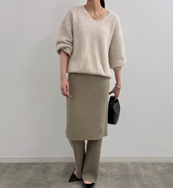  「ニットスカート+パンツセット」|チノ|