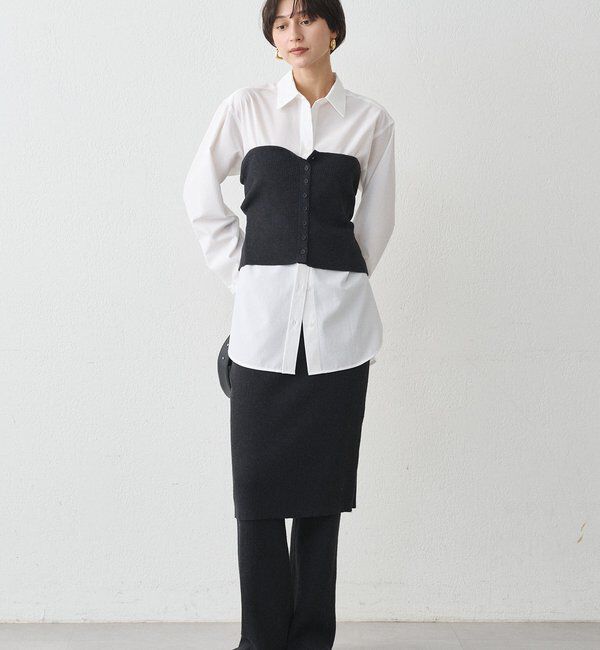  「ニットスカート+パンツセット」|チノ|