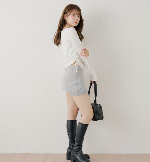  「ラインストーンロゴロンT」|Tシャツ・カットソー|