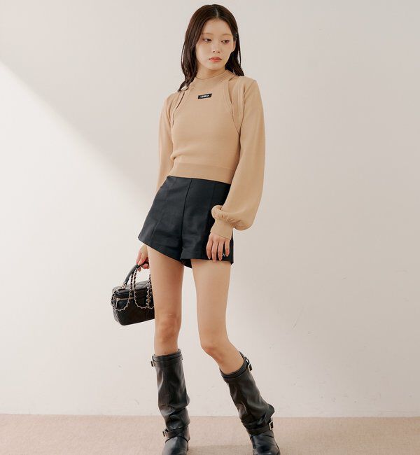  「チャーム付きコンパクトショートパンツ」|チノ|