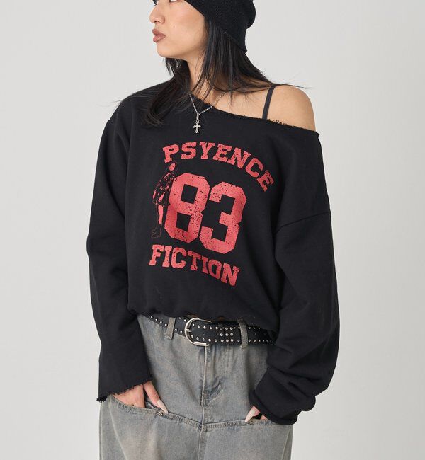  「エリオットナンバリングワンショルダースウェット」|Tシャツ・カットソー|
