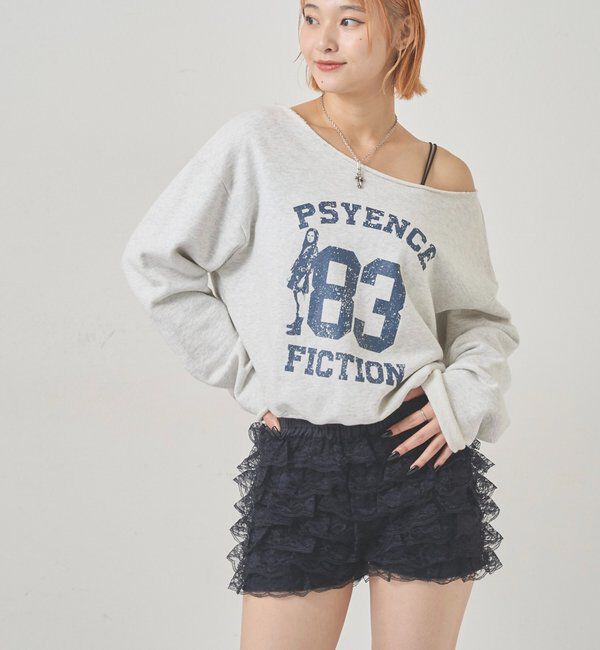  「エリオットナンバリングワンショルダースウェット」|Tシャツ・カットソー|