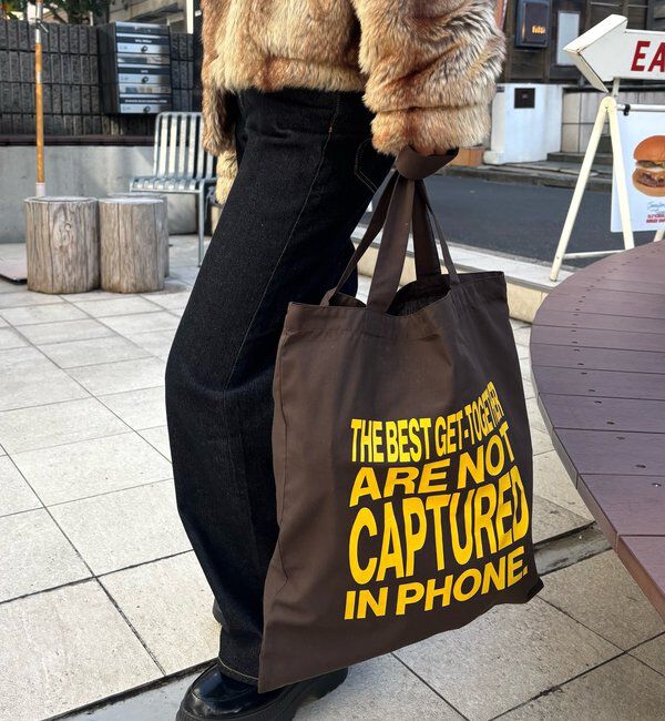  「【WEB限定】メッセージロゴトートバッグ」|トートバッグ|