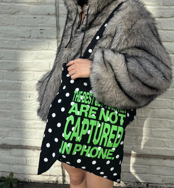  「【WEB限定】メッセージロゴトートバッグ」|トートバッグ|ブラックその他1