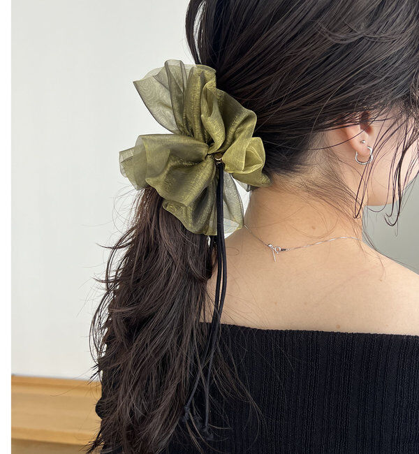  「【新色追加】〈GOLDY/ゴールディ〉ドロストオーガンジーシュシュ」|リング|