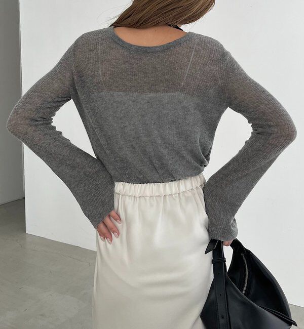  「〈C.L〉カシミアウールフレアスリーブニット」|ニット・セーター|