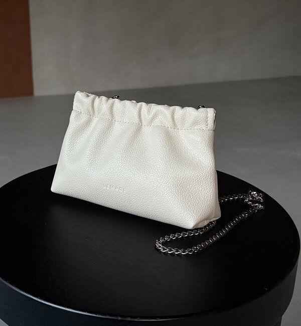  「チェーンギャザーポーチバッグ」|その他|エクリュ