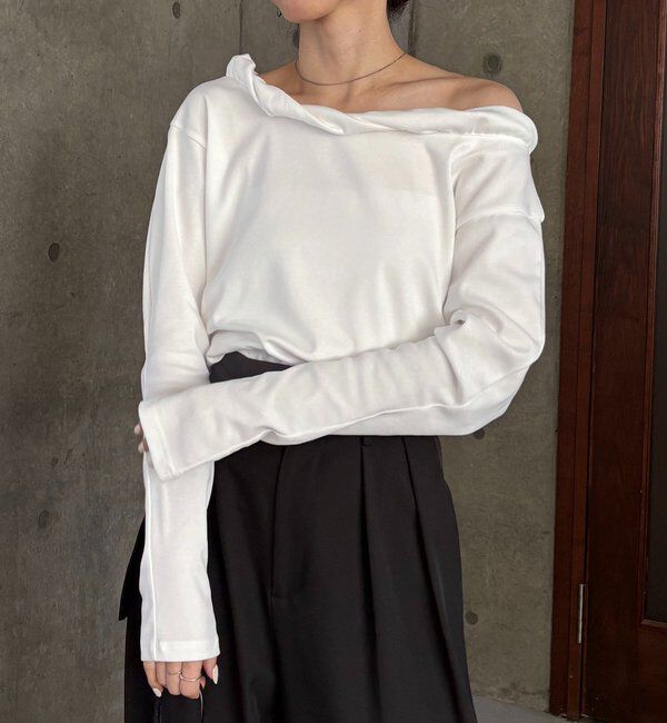  「バルーンネックロンT」|Tシャツ・カットソー|