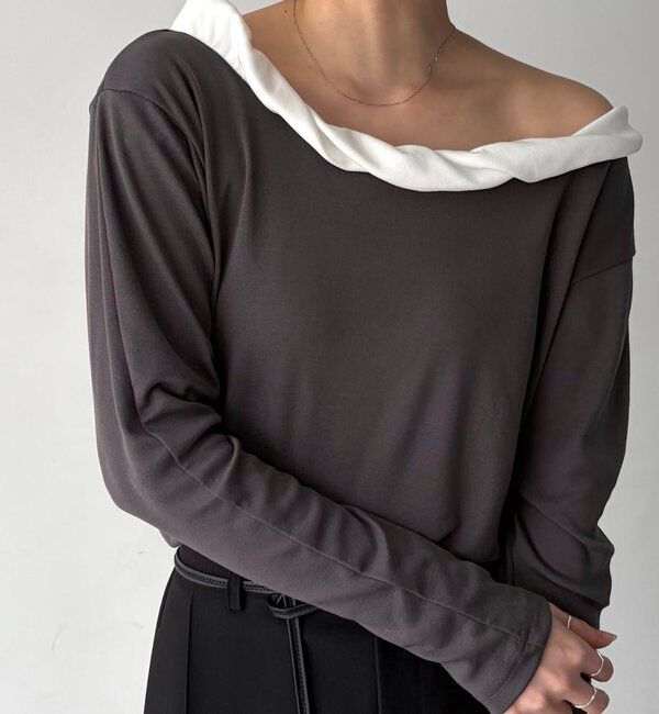  「バルーンネックロンT」|Tシャツ・カットソー|