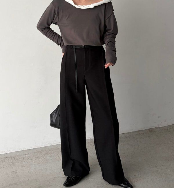  「バルーンネックロンT」|Tシャツ・カットソー|