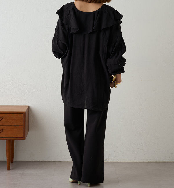  「フリルカラーブラウス」|シャツ・ブラウス|