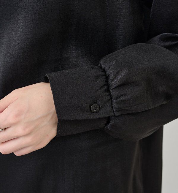  「【1枚でもレイヤードでも〇】サイドスリットシアーチュニック」|シャツ・ブラウス|