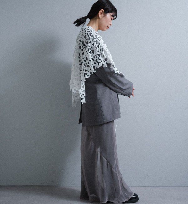  「Pasterip lace multi-way scarf」|バンダナ・スカーフ|