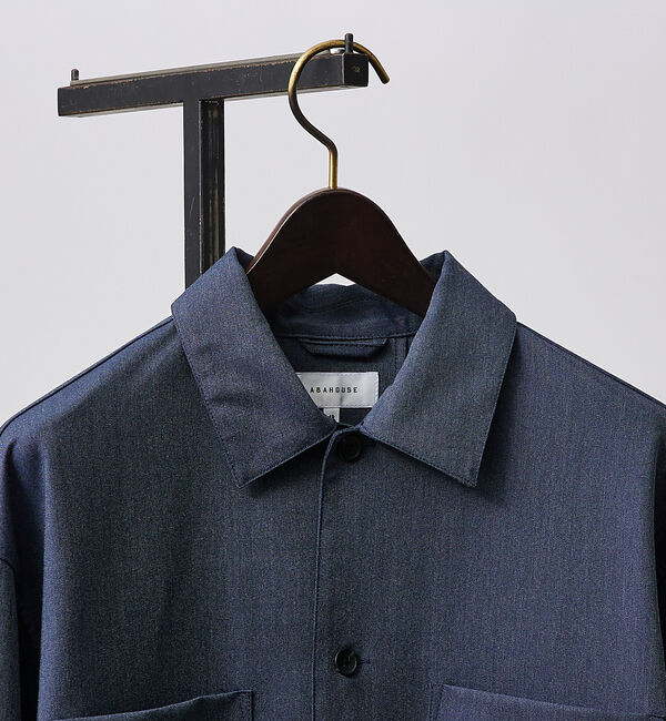 ABAHOUSE「【インバーテッドプリーツ】CPOシャツ」|シャツ・ブラウス|