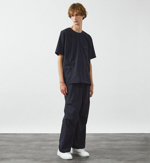 ABAHOUSE「【セットアップ対応】 ウーブン ドライ フハクTシャツ / クルーネック」|Tシャツ・カットソー|