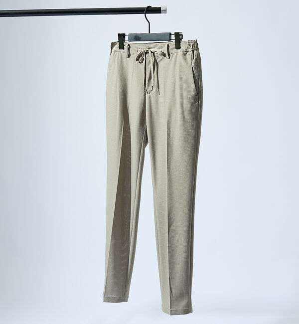 ABAHOUSE「【セットアップ対応】トリコットメッシュ イージースラックス/ ストレッチ 軽量」|スラックス|