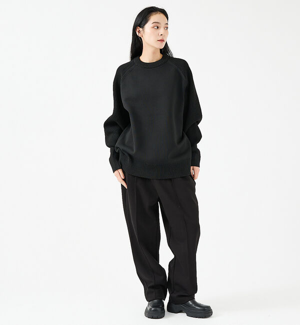 ABAHOUSE「【FORTUNA/フォルトゥナ】ECOTEC-Knit イージーケア ウォッシャ」|ニット・セーター|