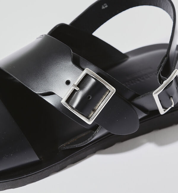 alfredoBANNISTER「バックル ストラップ レザーサンダル」|サンダル|