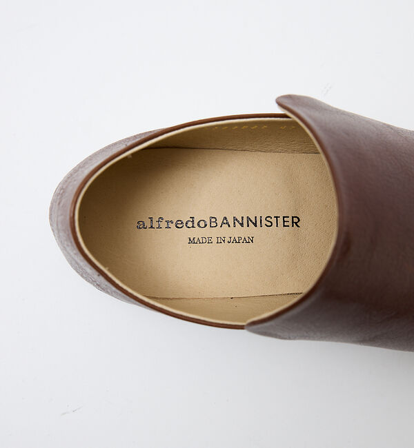 alfredoBANNISTER「軽量ソフトレザー ドレープシューズ」|スニーカー|