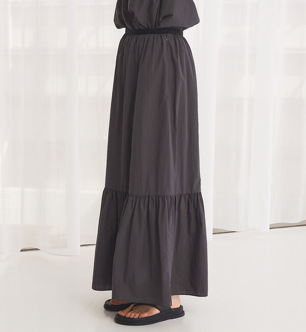 Rouge vif「【セットアップ対応】ギャザーティアードスカート」|スカート|