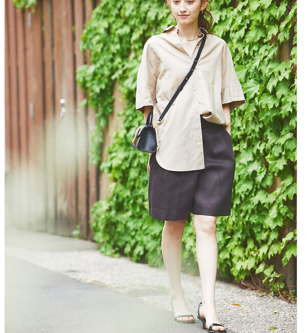 Rouge vif「麻混変形シャツ」|シャツ・ブラウス|