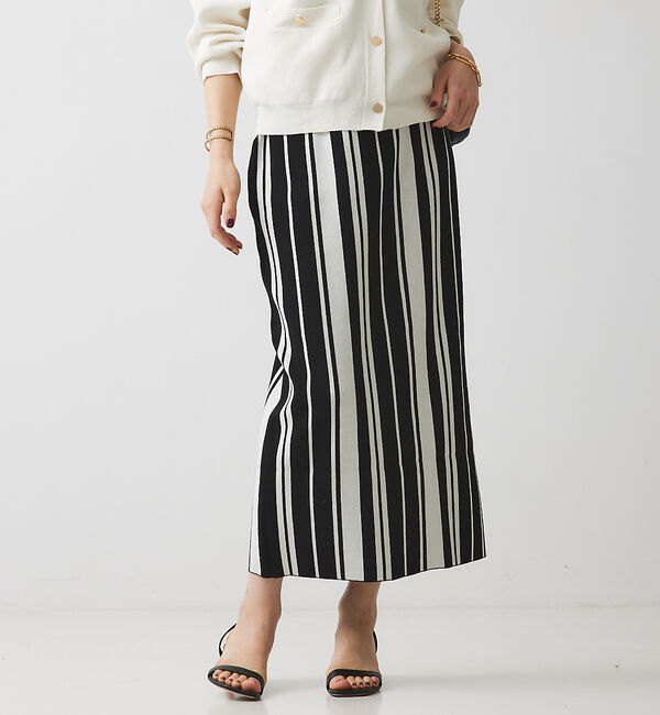 Rouge vif「【セットアップ対応】ジャガードニットスカート」|スカート|