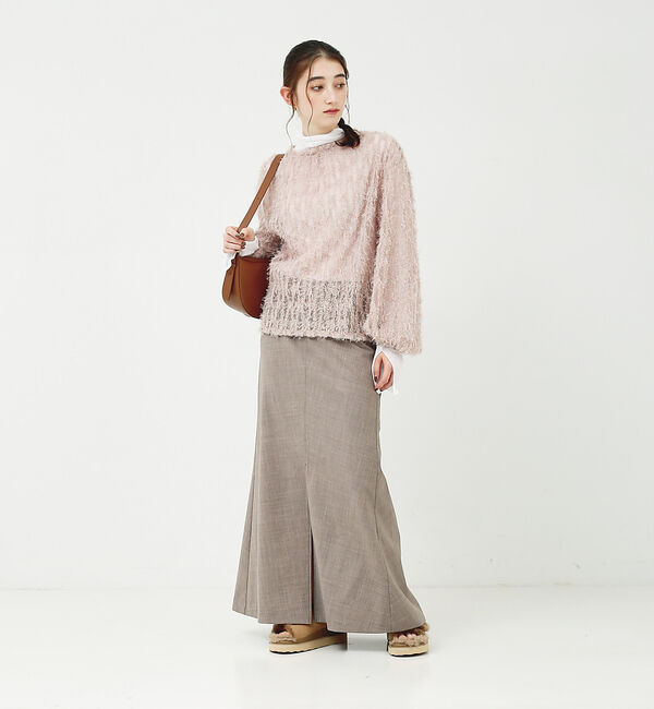 Rouge vif「フレアロングスリットスカート」|スカート|