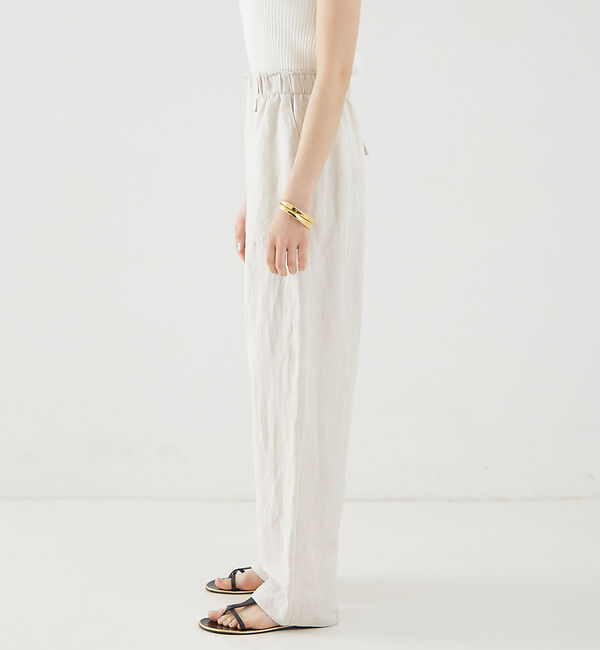 Rouge vif「【追加】レーヨンリネンベイカーイージーパンツ」|その他|