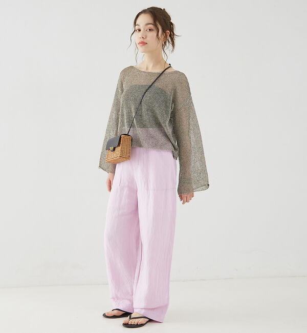 Rouge vif「【追加】レーヨンリネンベイカーイージーパンツ」|その他|