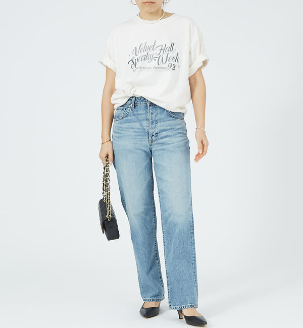 Rouge vif「＜25SS新色＞【SOMETHING/サムシング】ELSA ヴィンテージ ストレ」|デニム|