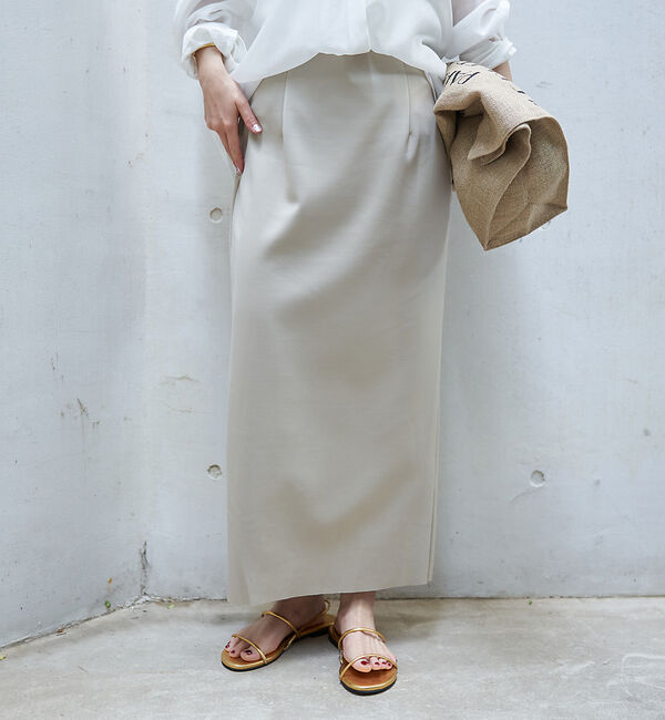 Rouge vif「【4サイズ展開】ストレッチダンボールタイトスカート」|スカート|