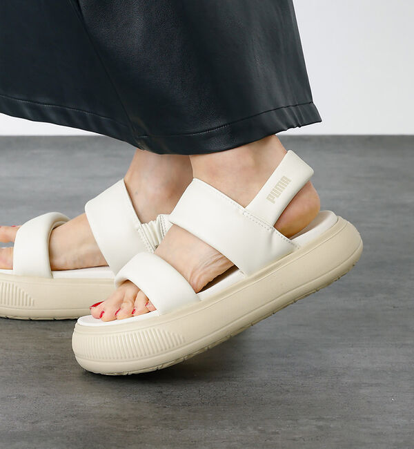 Rouge vif「【PUMA / プーマ】MAYU PUFFY SANDALS / マユ パフィー」|サンダル|オフホワイト