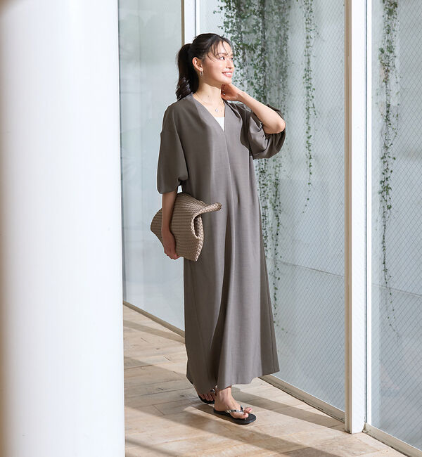 Rouge vif「【セットアップ対応】タックリラックスワンピース」|ワンピース|