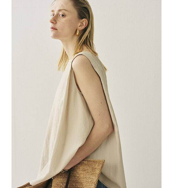 Rouge vif「前後2WAYノースリパールブラウス」|シャツ・ブラウス|